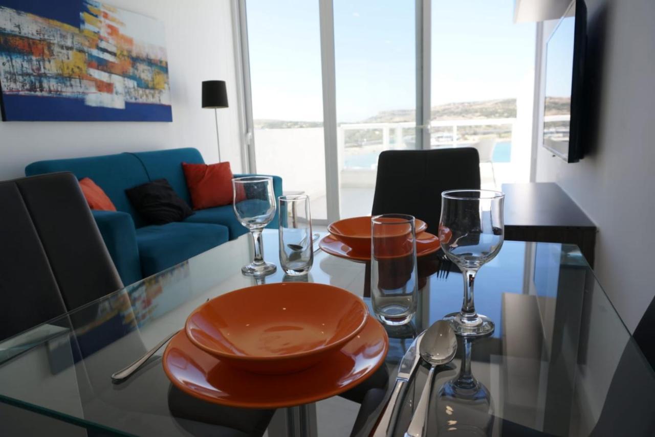 Sea View Penthouse Mellieha Bay Apartamento Exterior foto