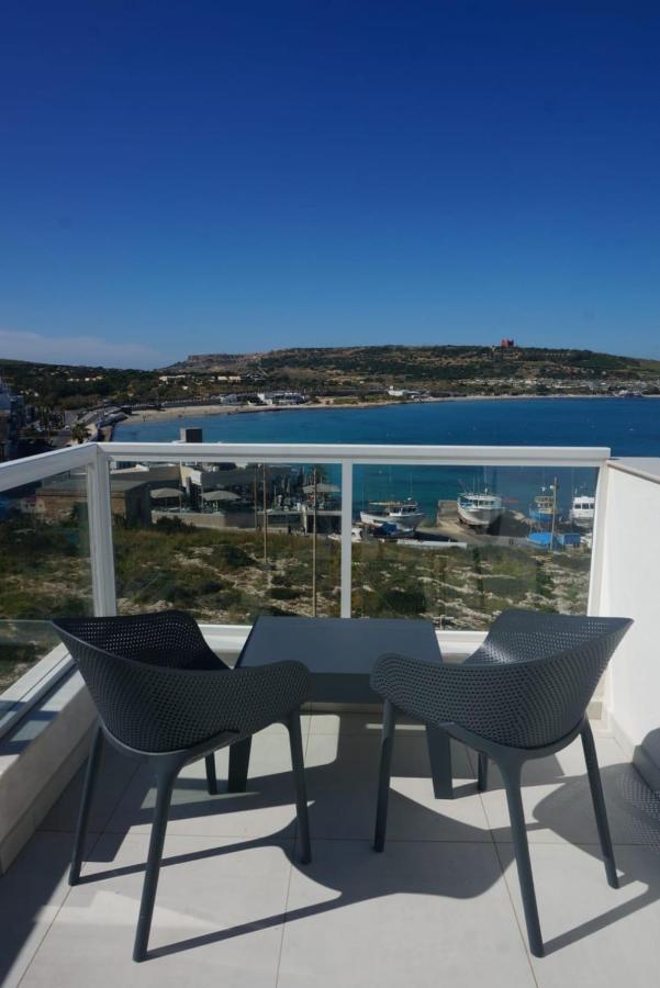 Sea View Penthouse Mellieha Bay Apartamento Exterior foto